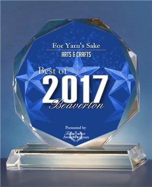 For Yarn's Sake has won the Best of Beaverton award every year from 2010-2018
